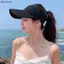 Bluelover Mùa Hè Chống Tia UV Mũ Chống Nắng Nữ Rỗng Mũ Du Lịch Bãi Biển Thể Thao Ngoài Trời Tấm Che Mũ Dệt Kim Mũ Bóng Chày Mới