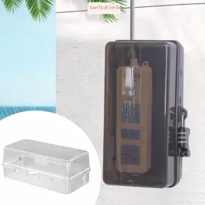 Hộp Cắm ITRUMPET, Vỏ Dẫn Nối Dài Chống Trộm Chống Thấm Nước, Ổ Cắm Bảo Vệ Bền Đẹp Hộp Quản Lý Cáp Nhựa Chống Thời Tiết Ngoài Trời