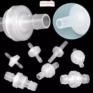 ITRUMPET 1 / 5 Cái Van Một Chiều, Van Kiểm Tra Chất Lỏng Nước Bằng Nhựa Khí Nội Tuyến Chùa, Đường Kính Một Chiều Không Quay Lại 3 / 4 / 6 / 8 / 10 / 12mm Phụ Kiện Bơm Không Khí Chặn Chất Lỏng