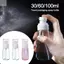 Bình xịt AWNGD, Chai chia đôi du lịch trong suốt có thể tái sử dụng, Hộp đựng máy bơm rỗng 30 / 60 / 100ml Phụ kiện du lịch