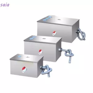 Máy tách nước dầu bồn rửa SAIA, Bẫy dầu mỡ đầu vào mở rộng, dày có tay cầm Máy đánh chặn vết lõm Phục vụ nhà bếp