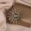 KUZHEN Bướm Âm Nhạc Ghi Chú Thổ Cẩm Thời Trang Retro Xòe Quần Áo Pin Chống Rò Rỉ Phụ Kiện HOT