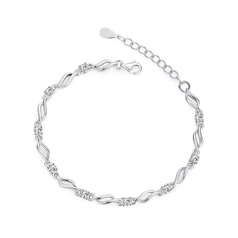 Vòng tay pha lê xanh nữ phong cách Hàn Quốc mới