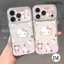 Ốp Lưng Cho Oppo Reno 12 10 5 11 11F 10 12F 15F 13 15 14F 14 12 Pro 8T Vỏ điện thoại thiết kế Hello Kitty xoay