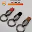 CANAMEK Sang Trọng Nam Nữ Móc Chìa Khóa Thời Trang Móc Khóa Da Bền Cho Xe Ô Tô Chìa Khóa Móc Khóa Ngựa Bule Phụ Kiện Quà Tặng CSF