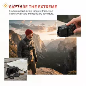 JCSYFAC OSMO Action 6 Nắp Ống Kính Vỏ Silicon Chống Xẻng Vỏ Bảo Vệ Cho Máy Ảnh Du Lịch Ngoài Trời Mới