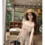 Đầm không tay hoa cổ điển một vai Mùa hè viền nấm Váy ôm vừa vặn Hot Girl eo hẹp chữ a S