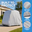 Vỏ xe tham quan YICA, Vỏ xe Golf chống nước 2 / 4 hành khách, Vỏ bảo vệ chống đông lạnh đa năng Phụ kiện xe ngoài trời chống gió