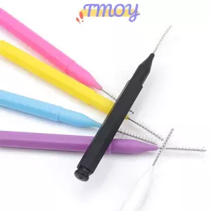 TMOY 10 cái Bàn chải kẽ răng, chỉ nha khoa, bàn chải làm sạch cho răng niềng, dụng cụ vệ sinh cá nhân tiện lợi