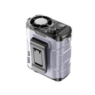 Quạt Đeo Lưng Q2 Pro - 199 Độ Gió Mạnh, Làm Mát Bằng Nửa Dẫn, Đèn LED Sáng, Siêu Nhẹ 300g, Đeo Eo/Cổ/Lưng/Treo Bàn!