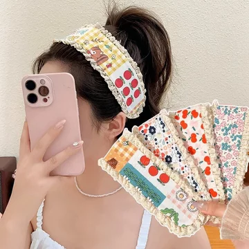 Dây buộc tóc Velcro sắp xếp kẹp cô gái xoăn cho gọn gàng kiểu Pháp retro 1PC