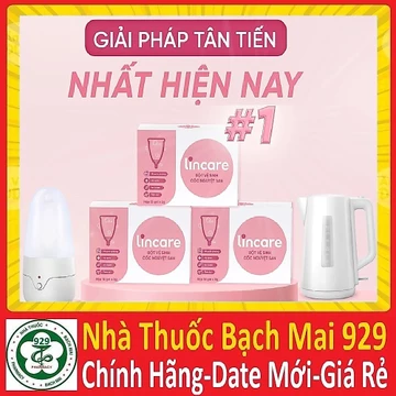 Bột vệ sinh cốc nguyệt san Lincare,bột tiệt trùng cho cốc nguyệt san sạch & bền (LINCUP/BEUCUP/BEBU)