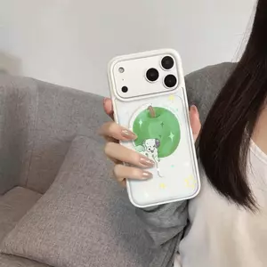 Chó xanh táo Thích hợp iPhone 17/16 trường hợp 15/14/13 mô hình mới 1211 hút từ
