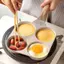MAKY 1Pc 4 Lỗ Trứng Pancake Chảo Chiên Nonsti Chảo Skillet Pot 4 Trứng Bếp Omelet Ham Maker Cho Nhà Bếp Dụng Cụ Nấu Ăn VN