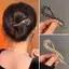 PNPIA- Kẹp Xoắn Kim Cương Giả Cổ Điển Ánh Sáng Sang Trọng Tính Khí Xoắn Kẹp Thẳng Kẹp Bóng Phong Cách Đa Năng