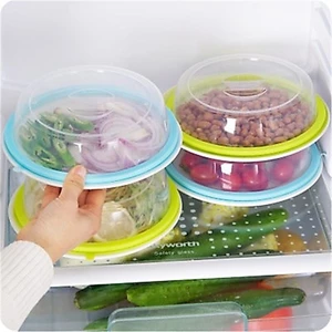 COMBO 3 Nắp silicon đậy thức ăn, dùng được trong lo vi sóng