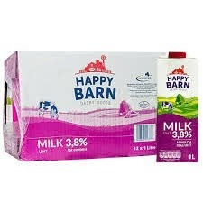 Sữa Tươi Nguyên Kem Happy Barn 1L Thơm Ngậy Tự Nhiên, Giàu Dinh Dưỡng