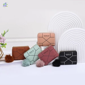 Ví ngắn tối giản dành cho nữ có cảm giác mịn màng Chất liệu PVC cao cấp Thích hợp cho các hoạt động thường ngày