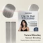 Kẹp màu xám bạc trong phần mở rộng tóc - 2 chiếc Nhẹ mịn để tạo kiểu tóc hàng ngày
