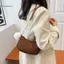 BeautifulHomeA 1 Cái Đơn Giản Nhẹ Cân Nách Túi Nữ Mini Nỉ Túi Đeo Vai Công Thái Học Nách Saddlebag Ví Túi Đeo Vai VN