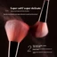 ZOREYA Blush Eyeshadow Brush Set Crystal Pink Makeup Brush Foundation Brush Makeup Tool