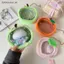 # HB # 1 Cái Túi đựng búp bê trang trí màu xanh lá cây dễ thương Túi trưng bày hình hoạt hình Kawaii Dâu tây sang trọng Túi trong suốt Mặt dây chuyền quà tặng cô gái.