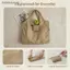 # HB # Túi Tote móc khóa Mini có thể tái sử dụng Túi di động thân thiện với môi trường dung tích lớn cho chuyến đi mua sắm siêu thị gia đình.
