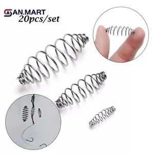 AN.MART 20 Chiếc Thép Không Gỉ 304 Hình Ô Liu Lò Xo Mồi Ăn Ăn Cá Chép Câu Cá VN