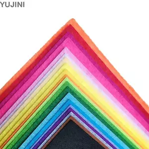 YUJUNI 40 Chiếc Vải Không Dệt, Thủ Công Mỹ Nghệ Tấm Vải Nỉ Dày 1 Mm, Chất Lượng Cao Bền Nhiều Màu Sắc Vuông Kim Vá Vải nỉ May Thủ Công DIY