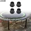 LAKAM 4 Mũ Chân Trampoline, Thảm Chân Bếp Gas Chống Mài Mòn Thay Thế, Cốc Hút Di Động Im Lặng Đa Năng Nhảy Giường Chân Cho Bếp Gas Và Trampolines