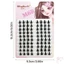 DIY Cluster Eyelash Extensions 6-12mm - Lông mi nở lâu dài màu đen dành cho người mới bắt đầu