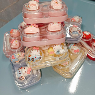 Bùng Nổ Độ Dễ Thương Với Hộp Đựng Lens Hello Kitty – Nhỏ Gọn, Tiện Lợi, Cực Xinh Dành Riêng Cho Hội Mê Làm Đẹp!