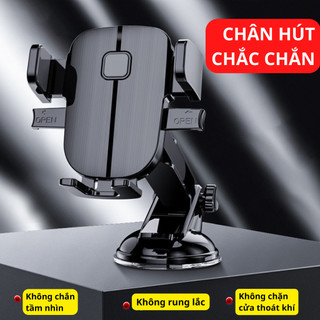 Giá đỡ điện thoại ô tô, xe máy..đế hút dính chân, kẹp chân chắc chắn nhỏ gọn không che tầm nhìn, không chặn cửa
