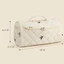 Túi đựng mỹ phẩm du lịch FAVORITEGOODS, Túi đựng máy sấy tóc bằng vải Cotton, Dung tích lớn có móc treo Túi xách cho bé gái