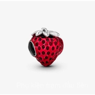 ❈ ❈ [Mới 2024] Charm hạt dâu tây bạc Panpan 925