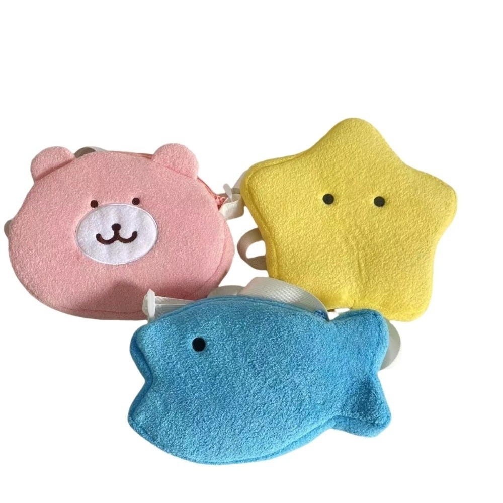 Túi nhỏ gấu GUSTAVA Jiyi, Túi đeo chéo phong cách Nhật Bản Chiikawa dễ thương, Búp bê cừu thời trang Đồ chơi sang trọng Xiaoba Girl Túi đeo vai mùa thu đông