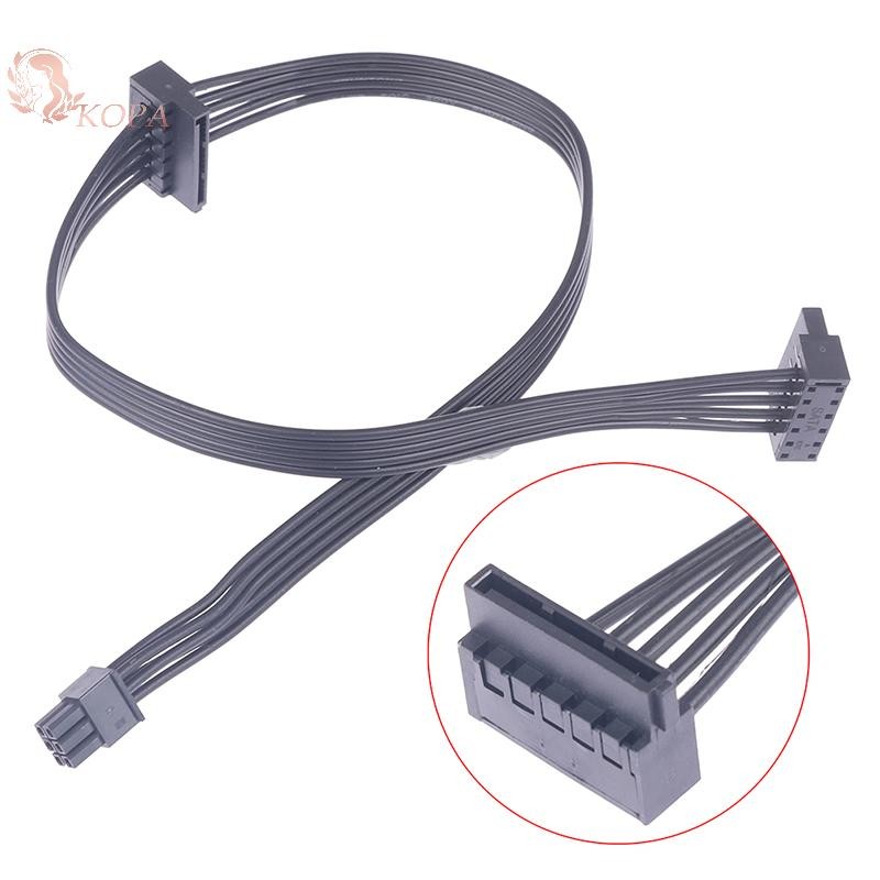 Cáp nguồn KOPA 6 Pin sang 2 SATA HDD / SSD cho Bo mạch chủ VN