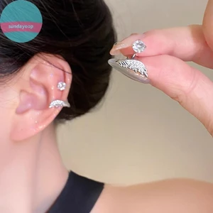 Bông tai nữ sang trọng với zircon sáng bóng, thiết kế ngọt ngào - Perfect Gift
