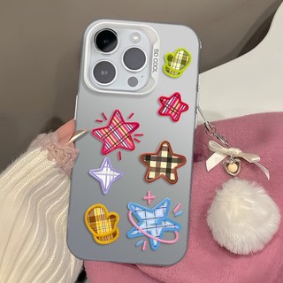 Ốp Lưng iPhone Hình Ngôi Sao Nhiều Màu Rực Rỡ  - Tương Thích 16/15/14/13/12/11 Pro Max, XS Max, X
