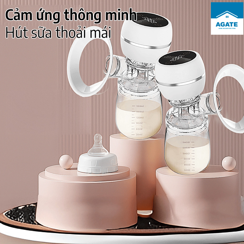 Bộ 3 bình trữ sữa Babuu Baby Nhật Bản (có tách lẻ và Núm ti cho bé)