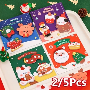 2 / 5 Chiếc Giáng Sinh Dính Dán Giấy Dán Ghi Chú Văn Phòng Cung Cấp Trường Văn Phòng Phẩm Notepad Memo Pad