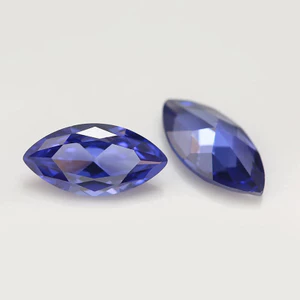 5A Tanzanite Color Marquise Cut Cubic Zirconia 15 / 30 chiếc 2x4mm ~ 7x14mm Đá CZ rời để trang sức DIY