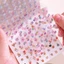 FAVORITEGOODS 24 tờ / bộ Nhãn dán móng tay, Nhãn dán cốc DIY hoạt hình, Đề can làm móng tay đa chức năng tự dính thời trang để trang trí móng tay nghệ thuật