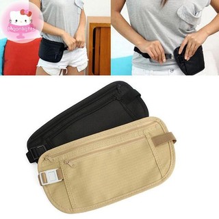 Moonlights Travel Money Belt Ẩn Eo Ví An Ninh Túi Hộ Chiếu Túi Đựng ID EN
