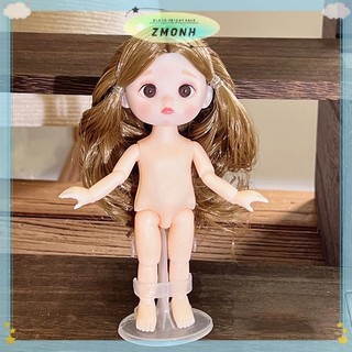 ZMONH 1 Búp Bê 16cm Với Biểu Hiện Khác Nhau, Búp Bê 1 / 8 Dễ Thương, 13 Khớp Di Chuyển Được Búp Bê Cô Gái