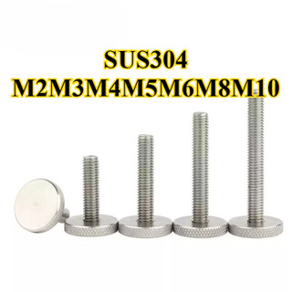 Bu lông inox 304 có rãnh đầu phẳng Bolt M2M3M4M5M6M8M10 [LXY-CB-1]