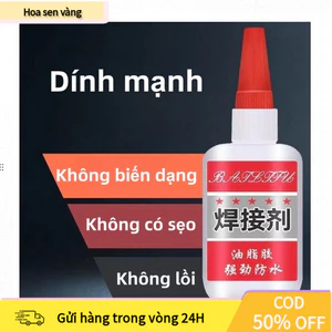 【24H】Keo Siêu Dính Đa Năng 50ml Mạnh Gấp 80 Keo 502, Dán Chắc Sắt, Đá, Nhựa, Gỗ, Ít Mùi, Không Gây Ố Bẩn, Hạn Sử Dụng