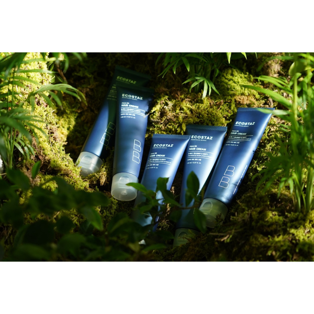 Kem xả khô Ecostaz phục hồi và dưỡng tóc mềm mượt Aqua BB Hair Cream 150ml [ MK ]