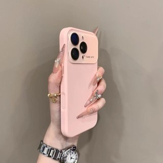 Silicon Lỏng Toàn Bộ Khung Bảo Vệ Ốp lưng Cửa Sổ Lớn Cho iPhone17 Pro Max 16 15 14 13 12 11 Pro Max Chống Sốc Bảo Vệ Camera Ốp Lưng Mềm Chống Rơi
