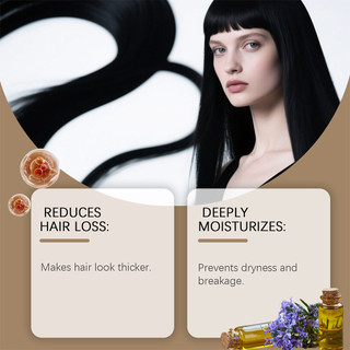 PP405 Hair Care Essential Oil 60ml Nourishes Dry Hair Reduces Frizz Adds Shine